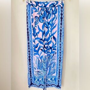 LILLY PULITZER Bal Harbour Palazzo Pants Pink Tropics Heat Wave XS